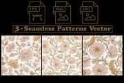 Soft Pastel Floral Motif Patterns, a Pattern Graphic by one-touch (Thumbnail 2 of 9)