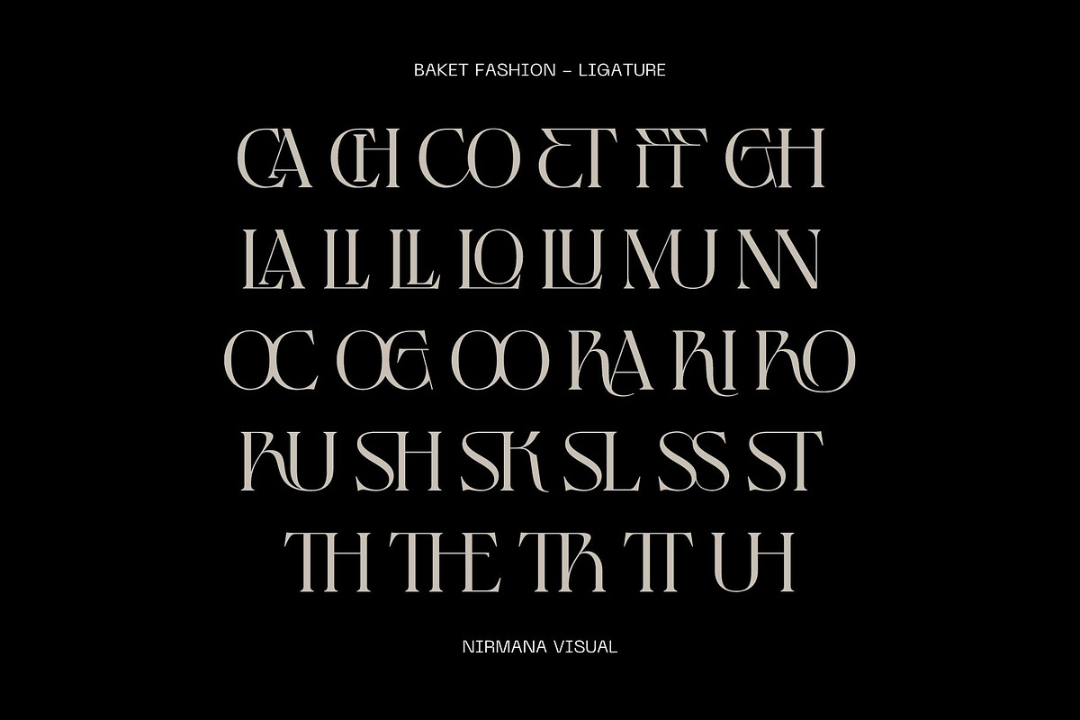Baket Fashion - Display Serif, a Serif Font by Nirmana Visual (Photo 10 of 18)