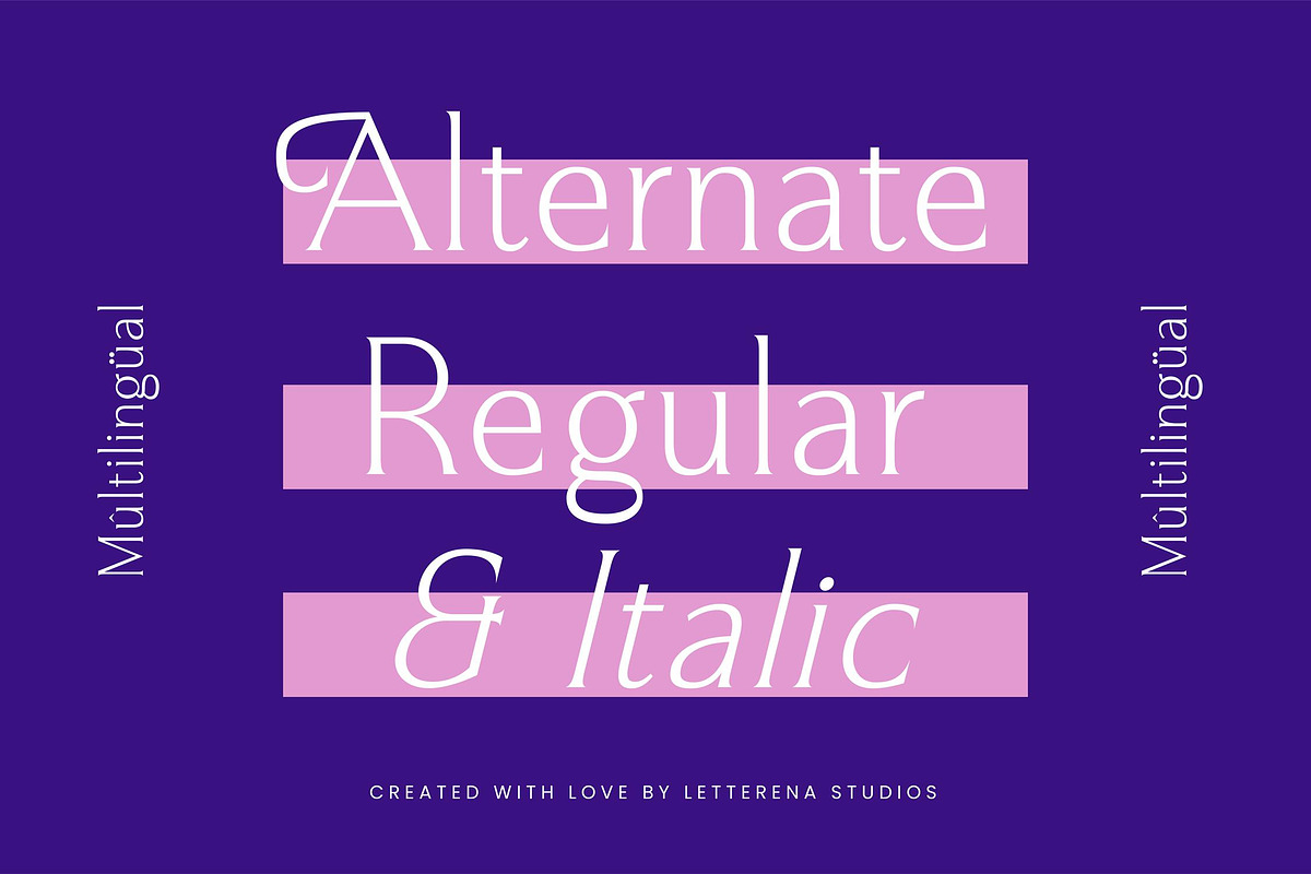 Argent Paradise Serif Oldstyle, a Serif Font by Letterena Studios (Photo 12 of 15)