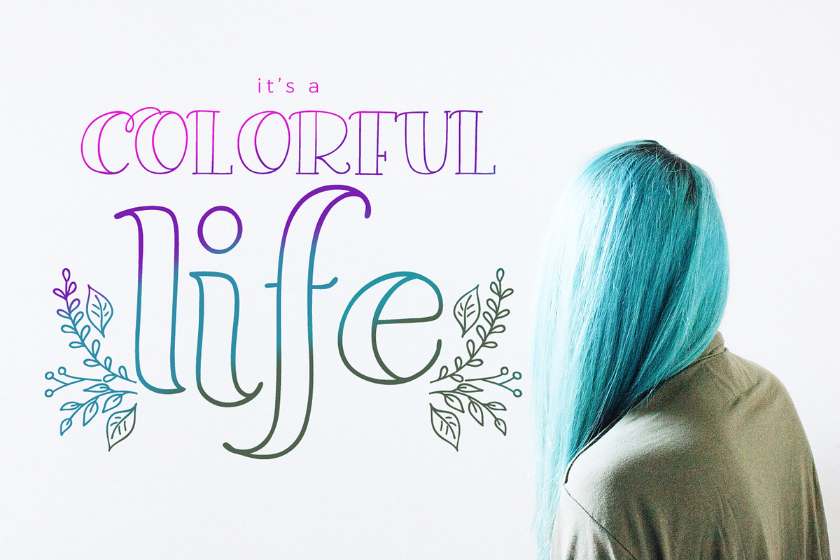 Bold Lady Font duo preview 4