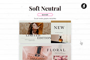 Soft neutral social media graphic, a Social Media Template by Chanut is industries (Thumbnail 8 of 11)
