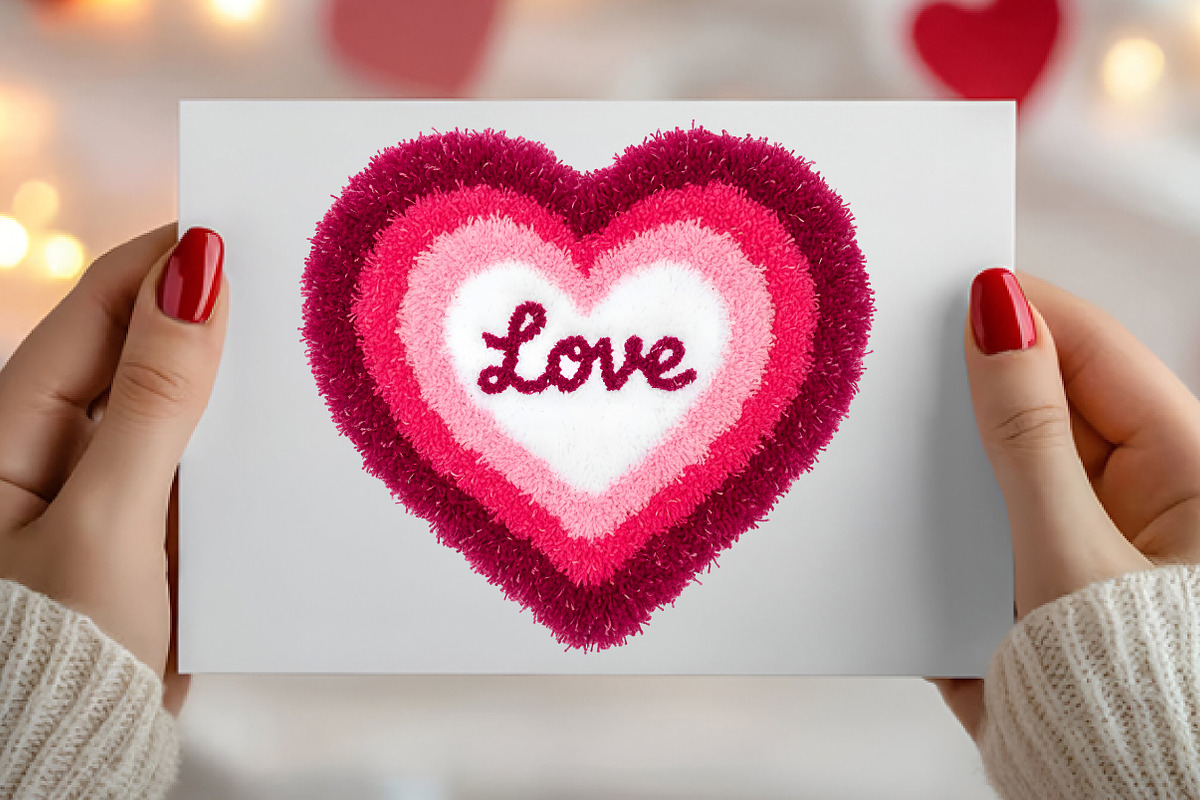 Latch Hook Valentine Heart Png, an Illustration by Canvas Craft (Photo 4 of 6)