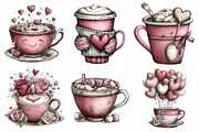 Valentine Vibes Cocoa Clipart, an Illustration by Daily.Designs (Thumbnail 4 of 7)