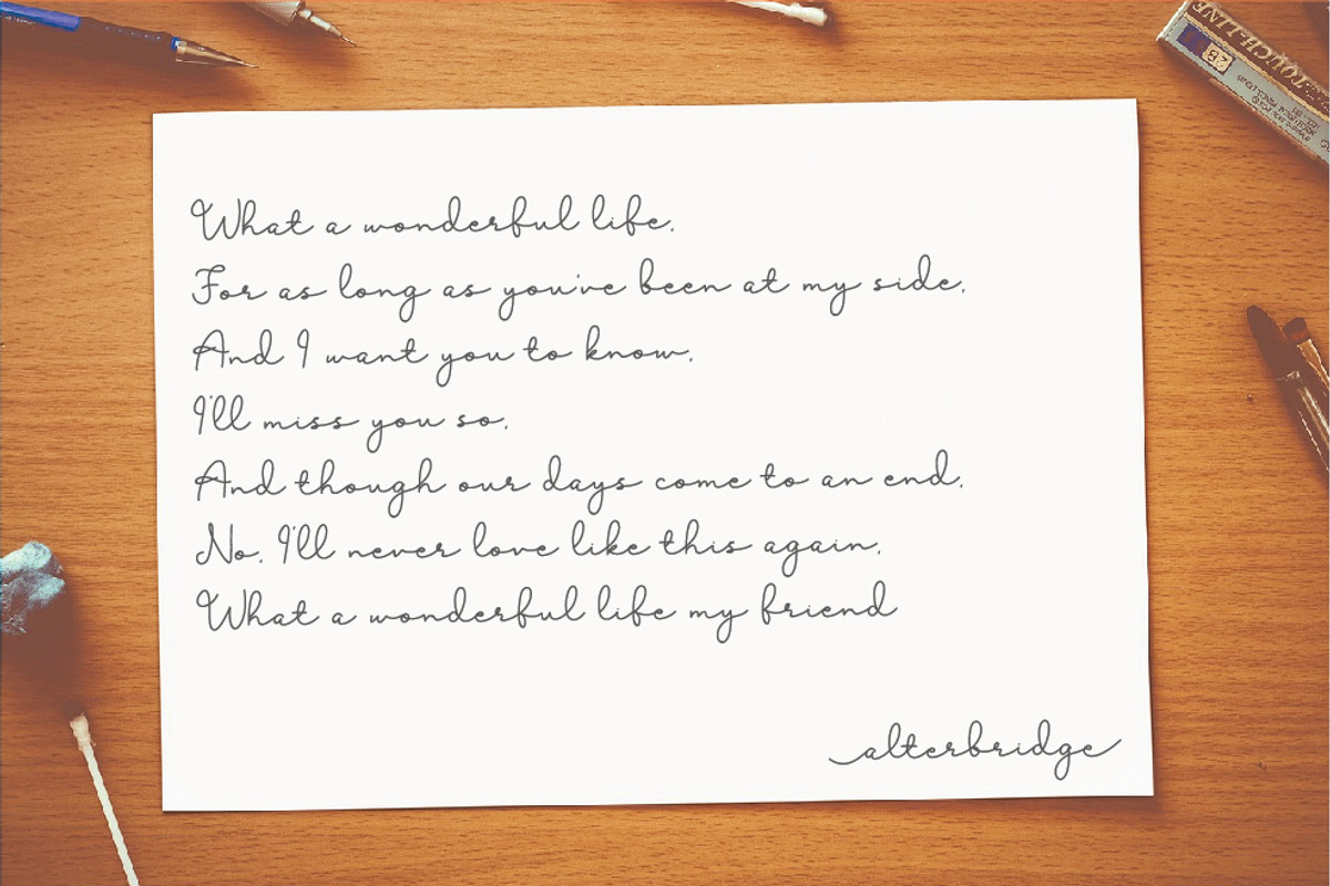 Sekira - Handwritten Script preview 7