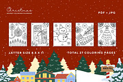 Advent Calendar Coloring Book, a Seasonal Illustration by ChristinaDesigns (Thumbnail 6 of 8)