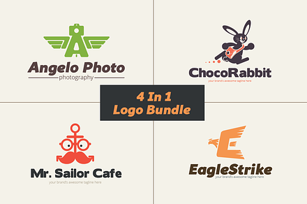 4 In 1 Logo Bundle
