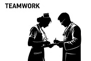doctor and nurse silhouettes, an Illustration by Amazin_art (Thumbnail 29 of 31)