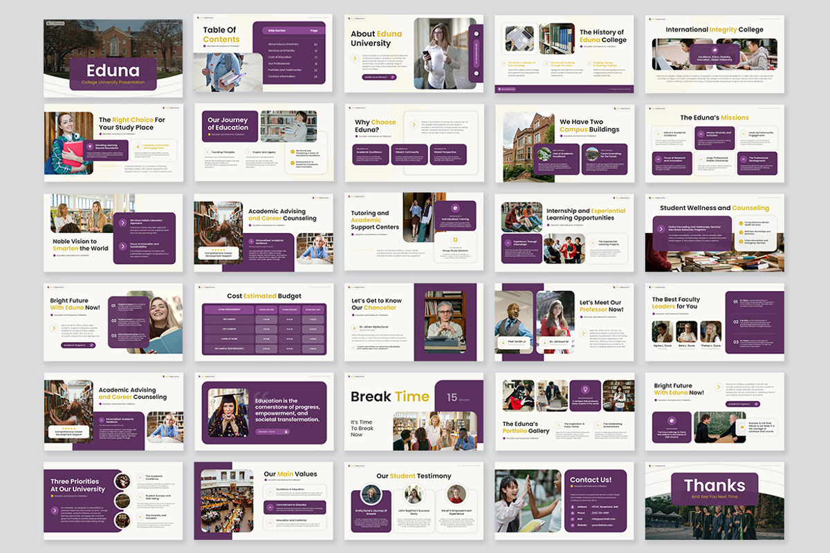 Eduna College University Powerpoint, a Presentation Template by kerismaker (Photo 10 of 10)