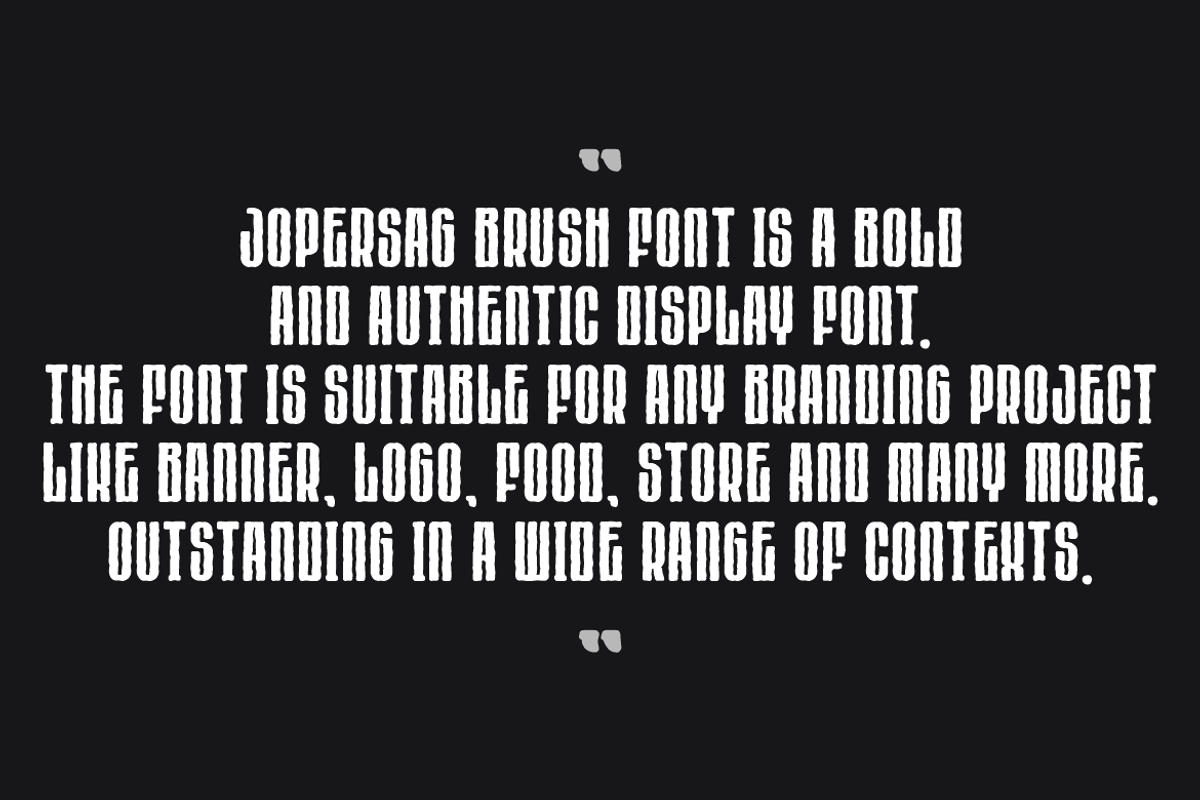 Jopersag Brush, a Handwritten Font by QR Design Studio (Photo 7 of 10)