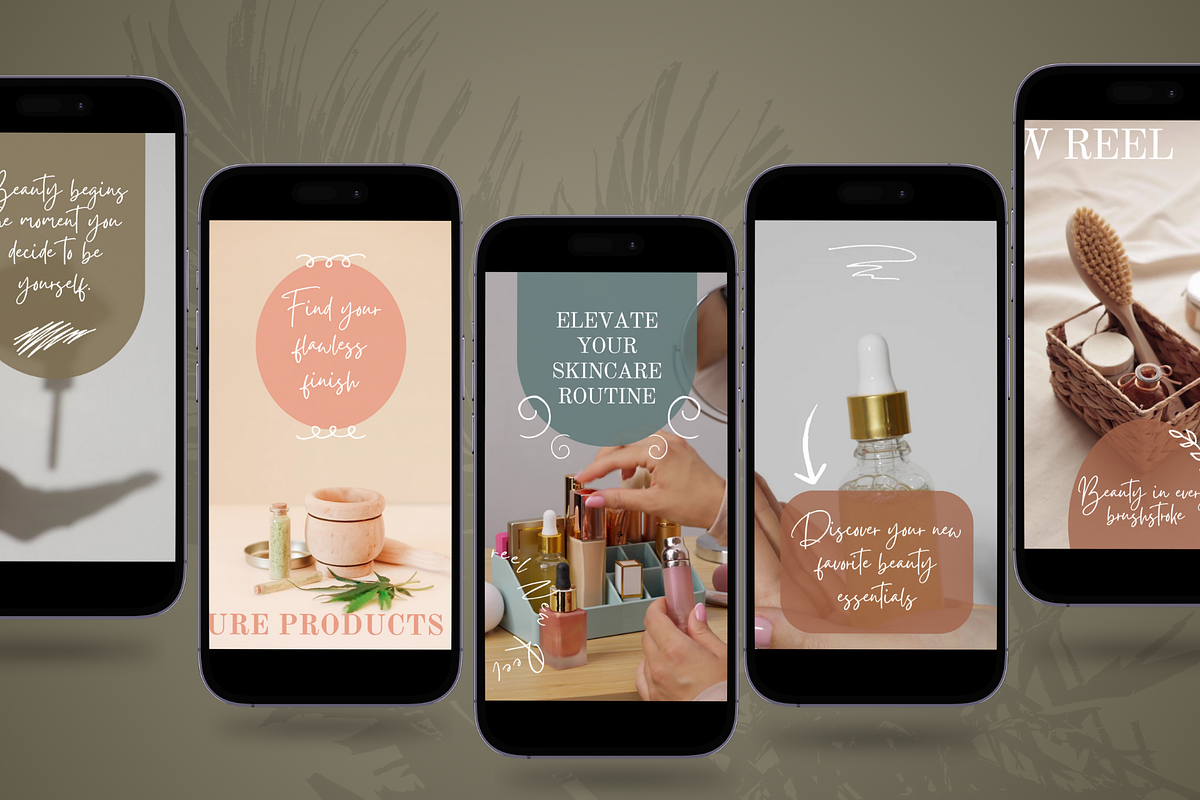 Beauty Instagram Reel Cover Template, a Social Media Template by PaolaroiDesign (Photo 4 of 7)
