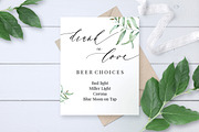 Drunk in Love Sign Template, Aurora, an Invitation Template by Alice Bluefox (Thumbnail 4 of 7)