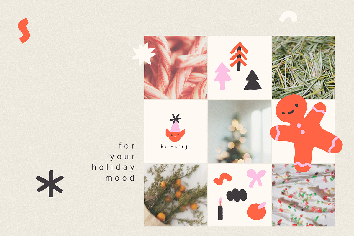 Whimsy bits. Christmas illustrations, an Object Graphic by kondratya (Photo 5 of 12)