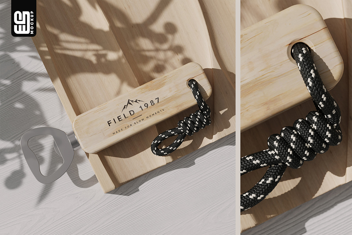 Bottle Opener with Rope Mockup, an Advertising Mockup by SD Mockup (Photo 2 of 4)