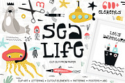 Sea Life, an Animal Illustration by Oksana Stepova (Thumbnail 1 of 12)
