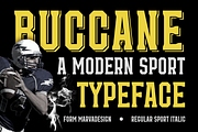 Buccane - A Modern Sport Font, a Slab Serif Font by Marvadesign (Thumbnail 1 of 6)