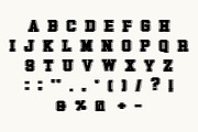 Black College - Vintage Font, a Slab Serif Font by Fourteen Letter (Thumbnail 4 of 8)