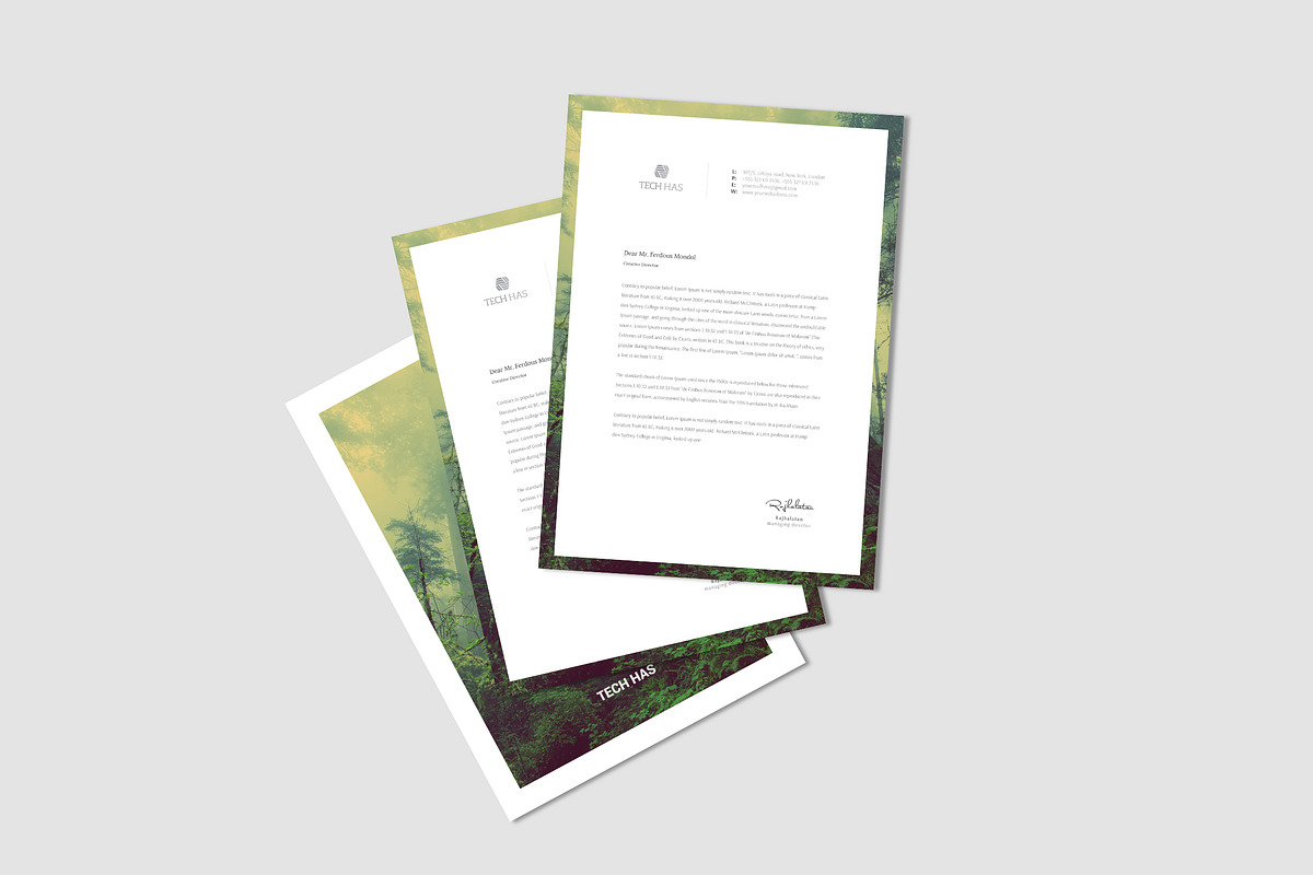 Letterhead, a Stationery Template by ZAAS (Photo 3 of 9)