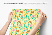 Summer Garden Seamless Pattern, a Pattern Graphic by Alona Savchuk (Thumbnail 6 of 6)