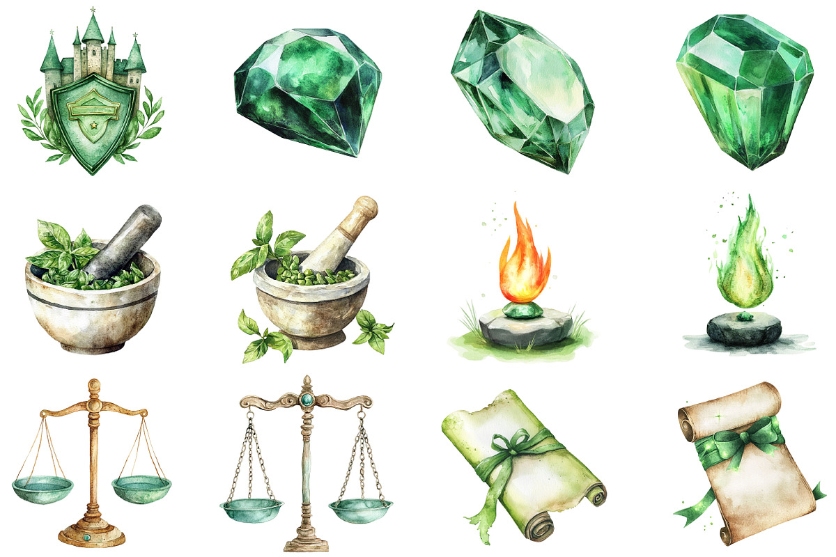 Magic School PNG Clipart Wizard, an Illustration by DreamCafeArt (Photo 3 of 8)