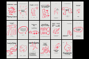 Wonky Social Media Pack, a Social Media Template by Dirtybarn (Thumbnail 4 of 7)