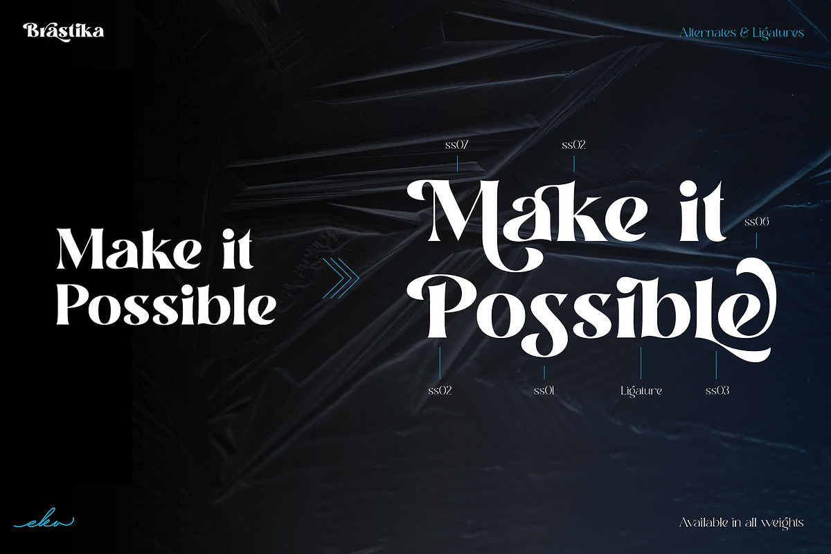 Brastika - Elegant Modern Serif Font, a Serif Font by Ekahermawan (Photo 4 of 12)