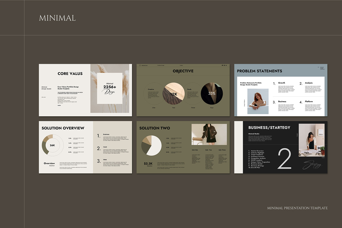Minimal Presentation Template, a Presentation Template by slidestock55 (Photo 4 of 10)