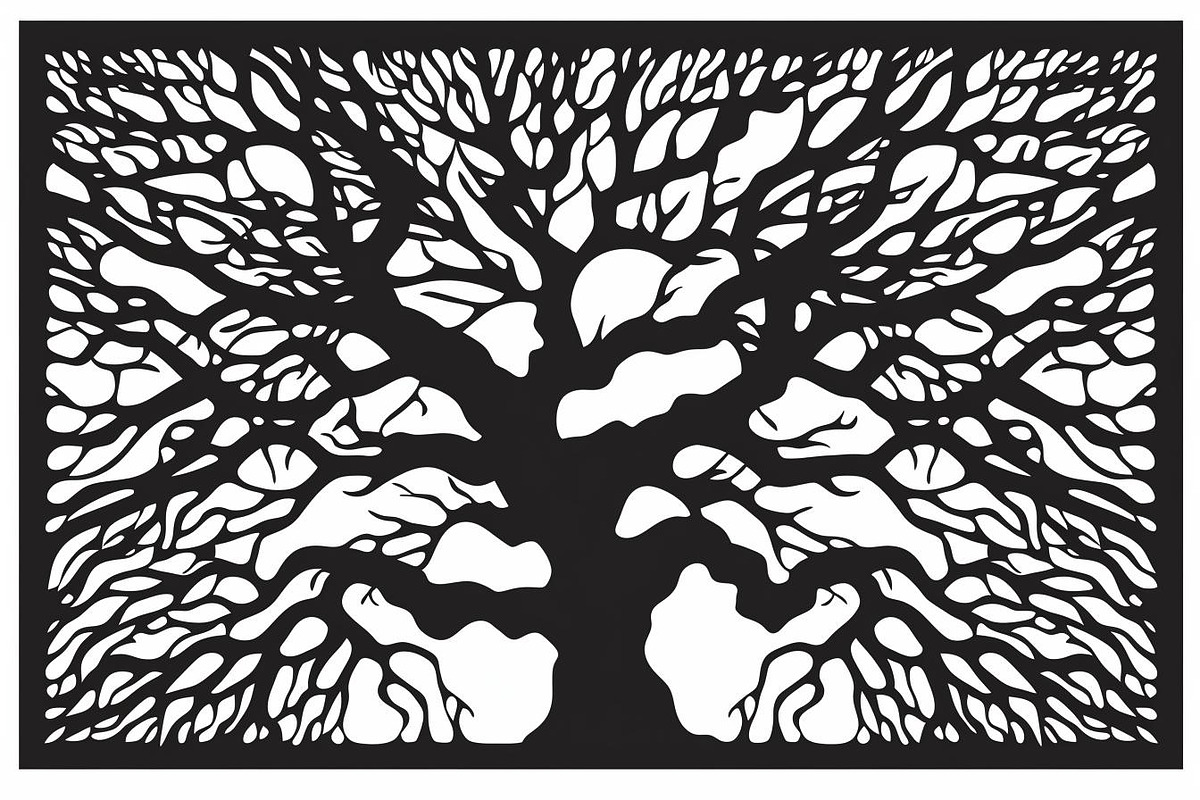 Tree Branch Laser Cut Panel Bundle, a Graphic by balal (Photo 7 of 11)