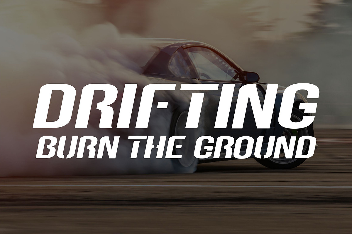 Speed Impact, a Font by asfgraphics (Photo 6 of 7)