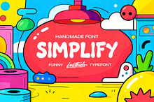 Simplify - Rounded Handmade Font