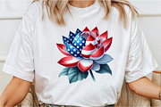 4th of July Flower Clipart, an Illustration by Rose Art (Thumbnail 4 of 6)