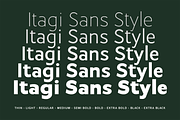 Itagi Sans - Modern Humanist Font, a Sans Serif Font by Pekotype (Thumbnail 3 of 9)