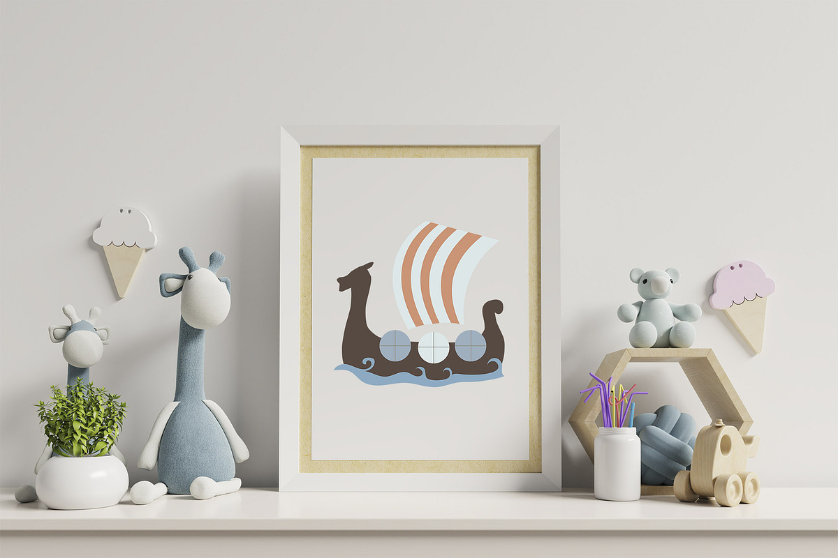 Scandinavian kids clipart PNG, an Animal Illustration by SleptArt (Photo 5 of 6)