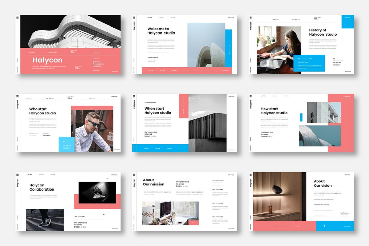 Halycon  – Business PowerPoint, a Templates & Theme by Dens Creative Studio (Photo 2 of 6)