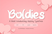 Boldies | Bold Handwriting Font