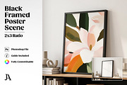 Black Framed Poster 2x3 PSD Mockup, a Household Mockup by Julian Adams (Thumbnail 1 of 3)
