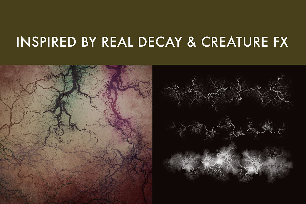 Zombie Skin Brush Set, a Brush Add-On by Zsolt Kosa Art (Photo 6 of 9)