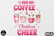 I Run on Coffee & Christmas Cheer, an Illustration by DreamCafeArt (Thumbnail 1 of 6)