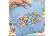 Happy Easter PNG, Easter Bunny Shirt, an Illustration by Designking (Thumbnail 6 of 6)