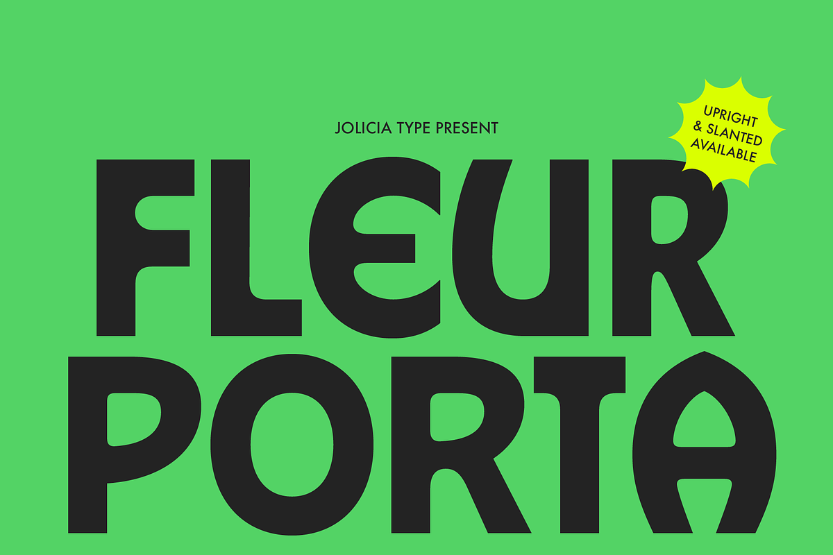 Fleur Porta | Display Sans, a Sans Serif Font by Jolicia Type (Photo 1 of 14)