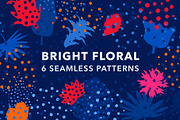 Bright floral patterns, a Pattern Graphic by Hellgram (Thumbnail 1 of 7)