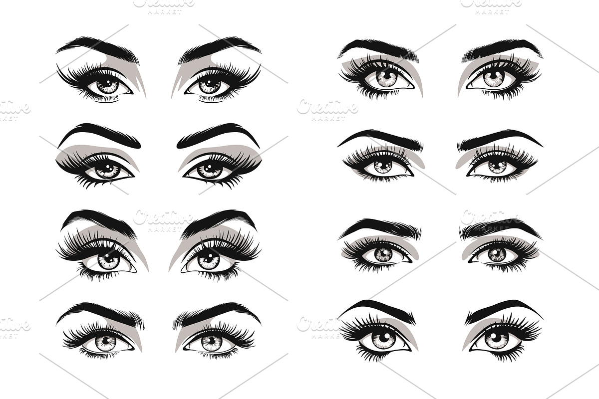 Vector Women's Eye., an Object Graphic by Gomolach (Photo 1 of 18)