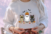 Funny Halloween Png Spooky Cat Png, an Illustration by designcity5 (Thumbnail 2 of 8)