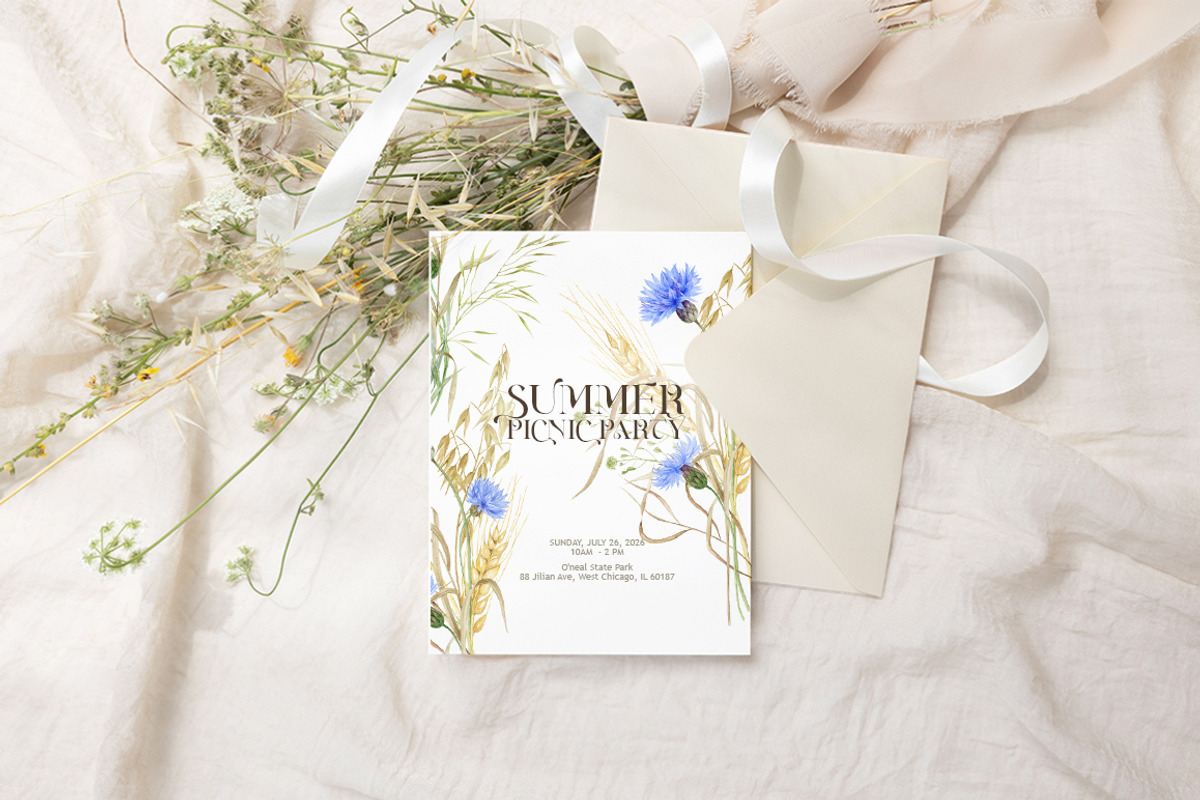 Knapweed and wildflowers collection, an Illustration by ReachDreams (Photo 8 of 12)
