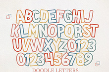 Doodle letters - Cute Alphabet