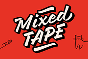 Mixed Tape Fonts - 50% off, a Script Font by Ksenia Belobrova (Thumbnail 1 of 8)