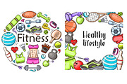 Fitness and Sport Design Kit, a Sport Illustration by Artspace (Thumbnail 3 of 3)