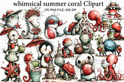 whimsical summer Animals Clipart, an Illustration by Designworld (Thumbnail 1 of 4)