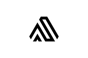 Premium Monogram Logo AN or AS