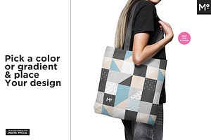 Canvas Shopper Bag Mock-up