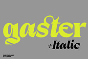 Dx Gaster + Italic, a Serif Font by Dirtyline Studio (Thumbnail 1 of 11)